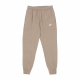 pantalone tuta felpato uomo club jogger bb KHAKI/KHAKI/WHITE