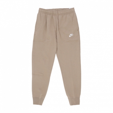 pantalone tuta felpato uomo club jogger bb KHAKI/KHAKI/WHITE