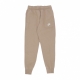 pantalone tuta felpato uomo club jogger bb KHAKI/KHAKI/WHITE