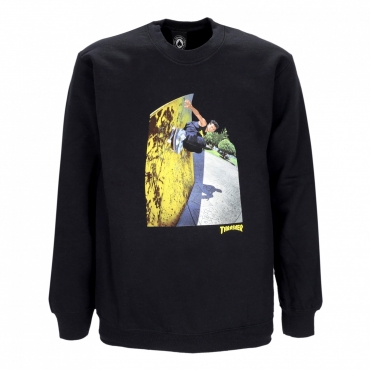 felpa girocollo uomo mic-e wallride crewneck BLACK