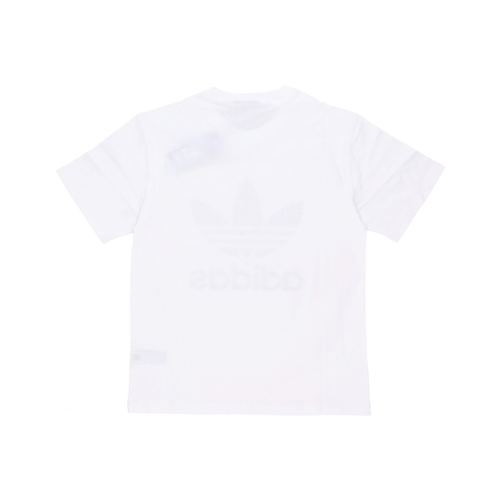 maglietta donna w trefoil tee WHITE/BLACK