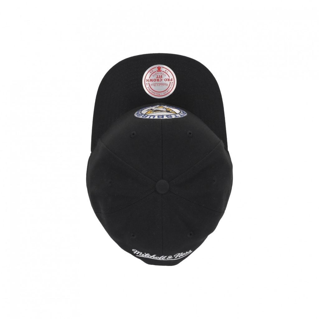 cappellino visiera curva uomo nhl team ground 20 pro snapback pitpen BLACK