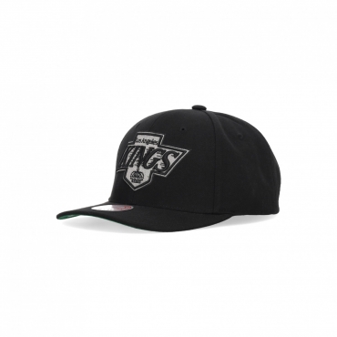 cappellino visiera curva uomo nhl team ground 20 pro snapback loskin BLACK