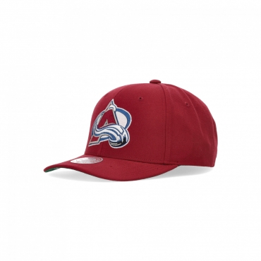 cappellino visiera curva uomo nhl team ground 20 pro snapback colava MAROON