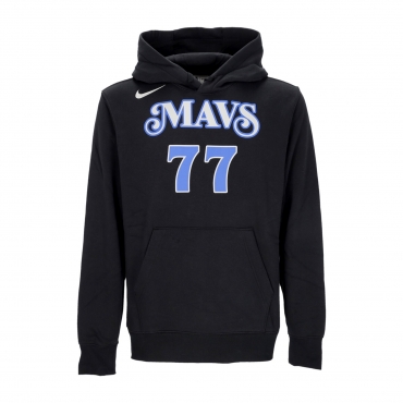 felpa cappuccio uomo nba city edition 2023/24 club hoodie no 77 luka doncic dalmav BLACK