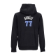 felpa cappuccio uomo nba city edition 2023/24 club hoodie no 77 luka doncic dalmav BLACK