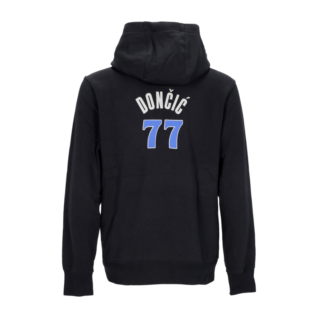 felpa cappuccio uomo nba city edition 2023/24 club hoodie no 77 luka doncic dalmav BLACK