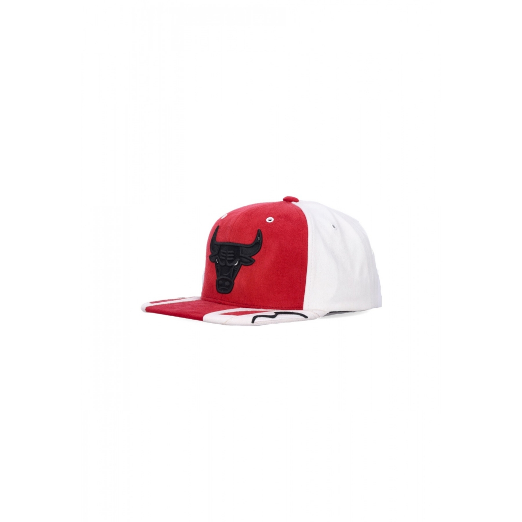 cappellino visiera piatta uomo nba day 6 snapback chibul WHITE/RED