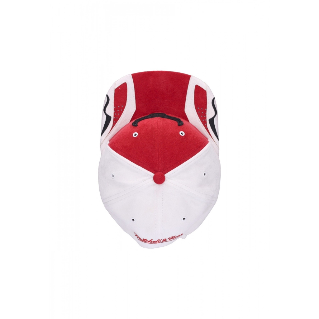 cappellino visiera piatta uomo nba day 6 snapback chibul WHITE/RED