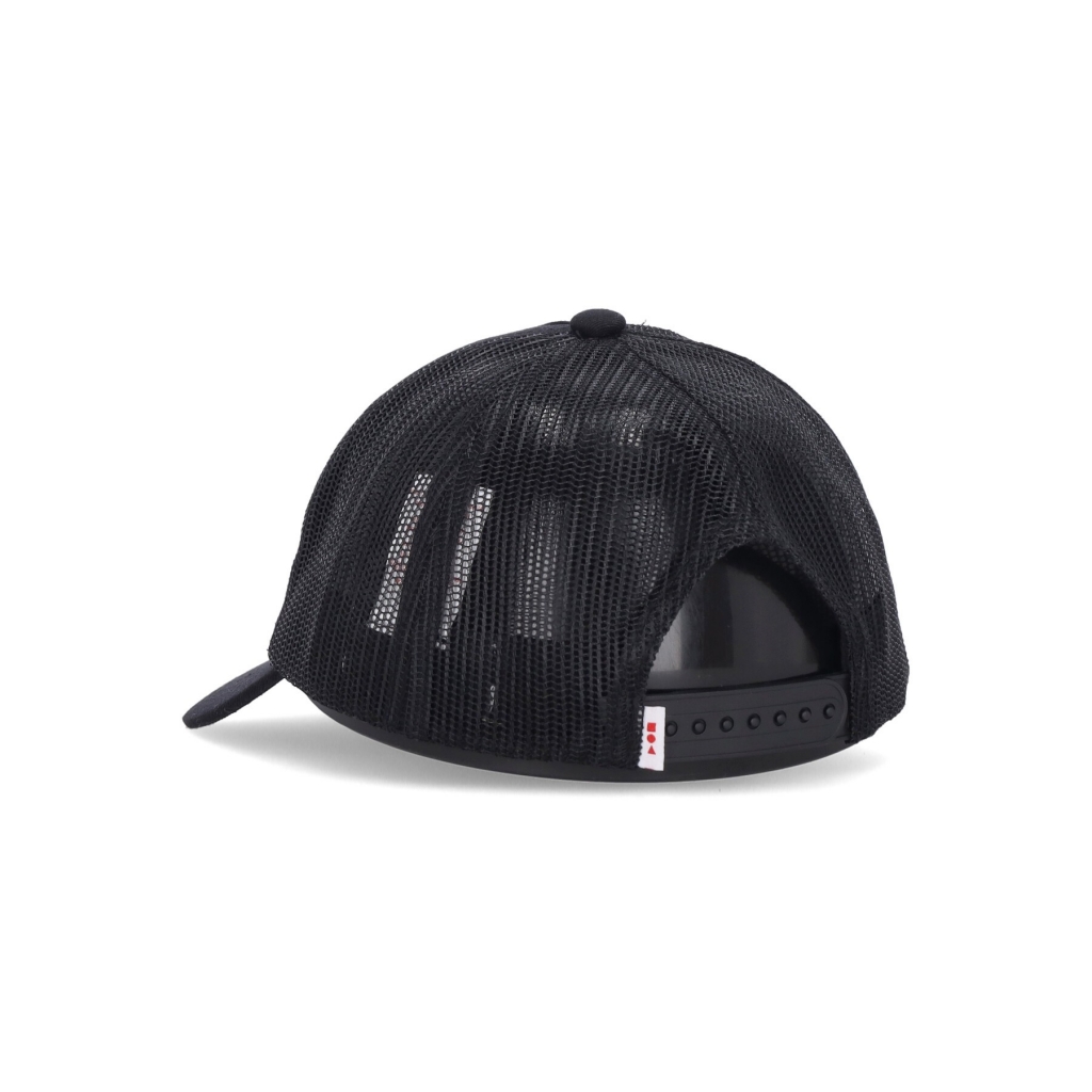 cappellino visiera curva uomo minibar trucker cap BLACK