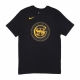 maglietta uomo nba city edition essential logo tee golwar BLACK