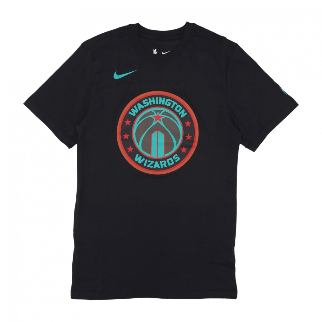 maglietta uomo nba city edition essential logo tee waswiz BLACK