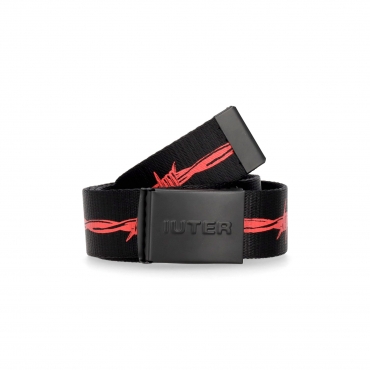 cintura uomo barbwire belt BLACK/RED