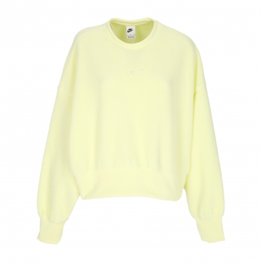 felpa girocollo donna sportswear plush mod crop crewneck LUMINOUS GREEN/LUMINOUS GREEN