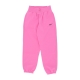 pantalone tuta felpato donna sportswear phoenix fleece high - waisted oversized pant PLAYFUL PINK/BLACK