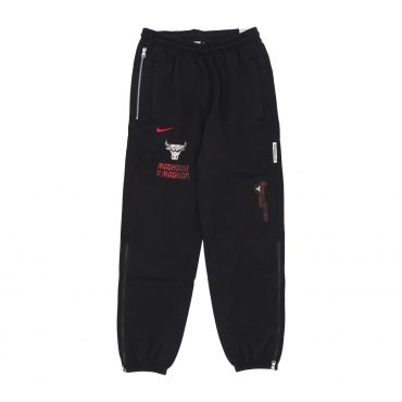 pantalone tuta leggero uomo nba city edition 2023/24 standard issue courtside  pant chibul BLACK