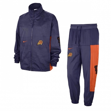 completo tuta uomo nba city edition starting 5 courtside tracksuit phosun INK/BRILLIANT ORANGE/BRILLIANT ORANGE