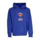 felpa cappuccio uomo nba city edition club hoodie newkni RUSH BLUE