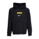 felpa cappuccio uomo nba city edition club hoodie dennug BLACK