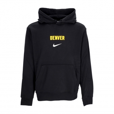 felpa cappuccio uomo nba city edition club hoodie dennug BLACK