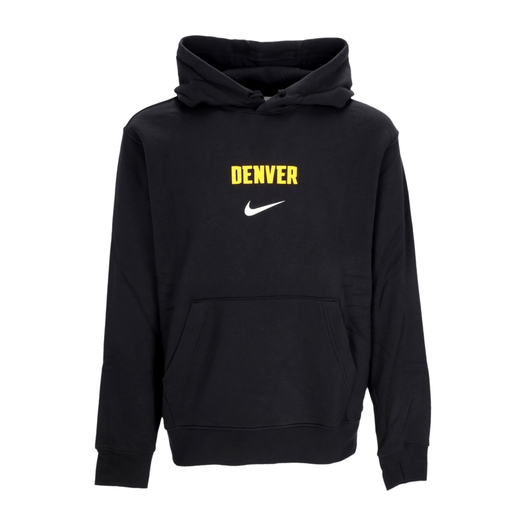 felpa cappuccio uomo nba city edition club hoodie dennug BLACK