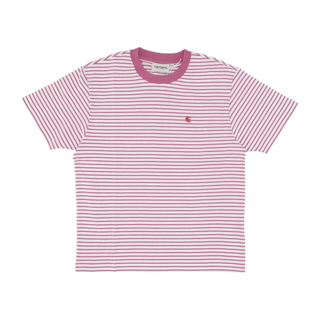 maglietta donna w coleen tee COLEEN STRIPE/WHITE/MAGENTA