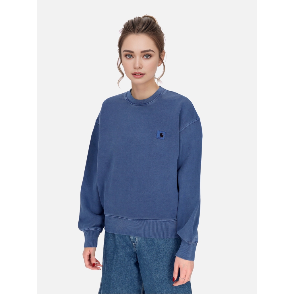 felpa leggera girocollo donna w nelson sweat ELDER GARMENT DYED