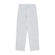 pantalone lungo uomo single knee pant SONIC SILVER GARMENT DYED