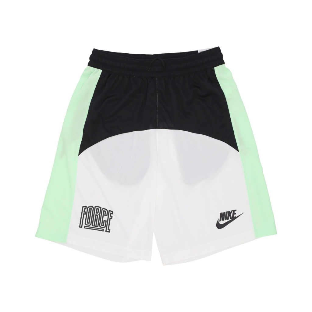 pantaloncino tipo basket uomo dri-fit starting5 11 basketball short BLACK/WHITE/VAPOR GREEN/BLACK