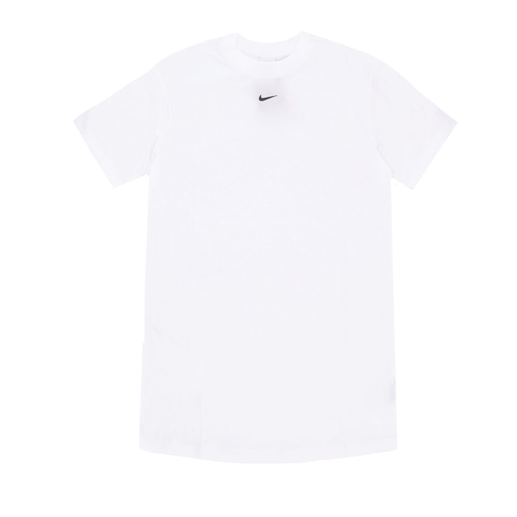 vestito donna essential dress tee WHITE/BLACK