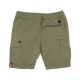 pantalone corto uomo ripstop jogger short OLIVE