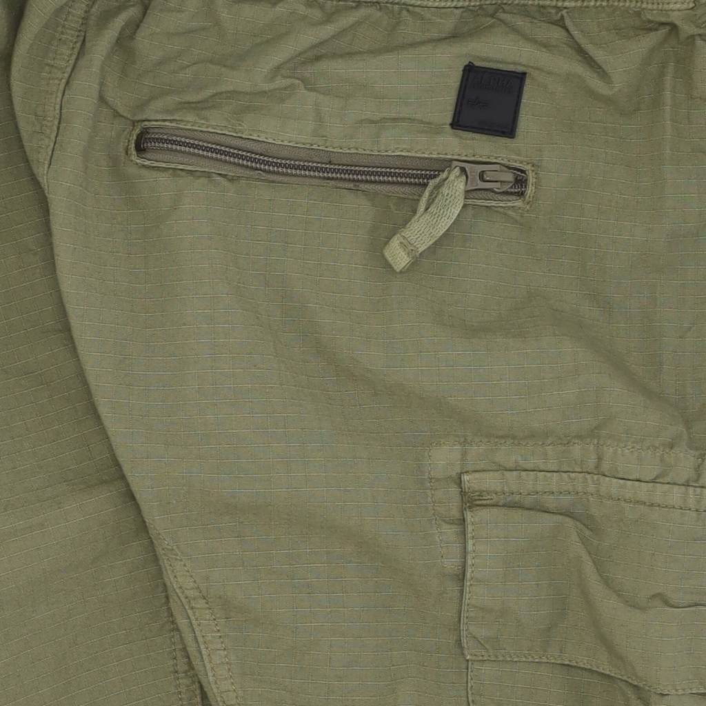 pantalone corto uomo ripstop jogger short OLIVE