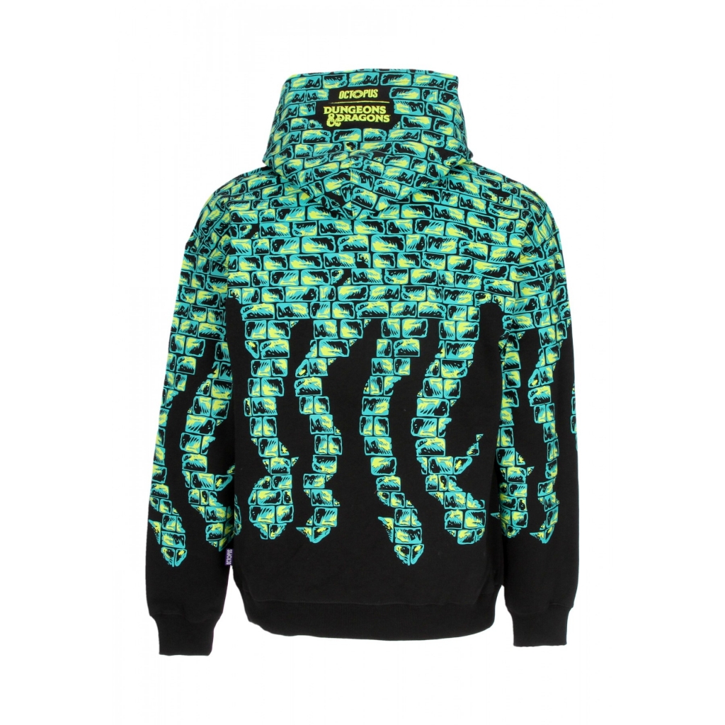 felpa cappuccio uomo beholder hoodie x dungeons dragons BLACK