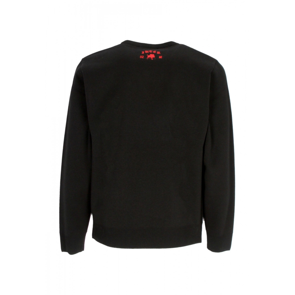 maglione uomo dogo breed knitted jumper x club dogo BLACK