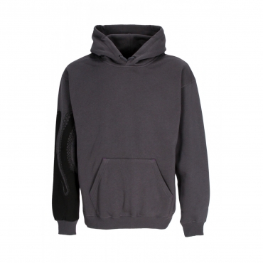 felpa cappuccio uomo side hoodie ASPHALT