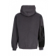 felpa cappuccio uomo side hoodie ASPHALT