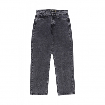 jeans uomo loose denim pants DARK GREY