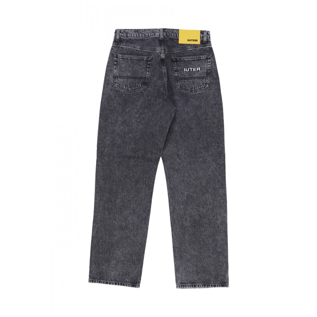 jeans uomo loose denim pants DARK GREY