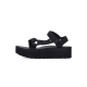 sandalo donna flatform universal w sandalo BLACK