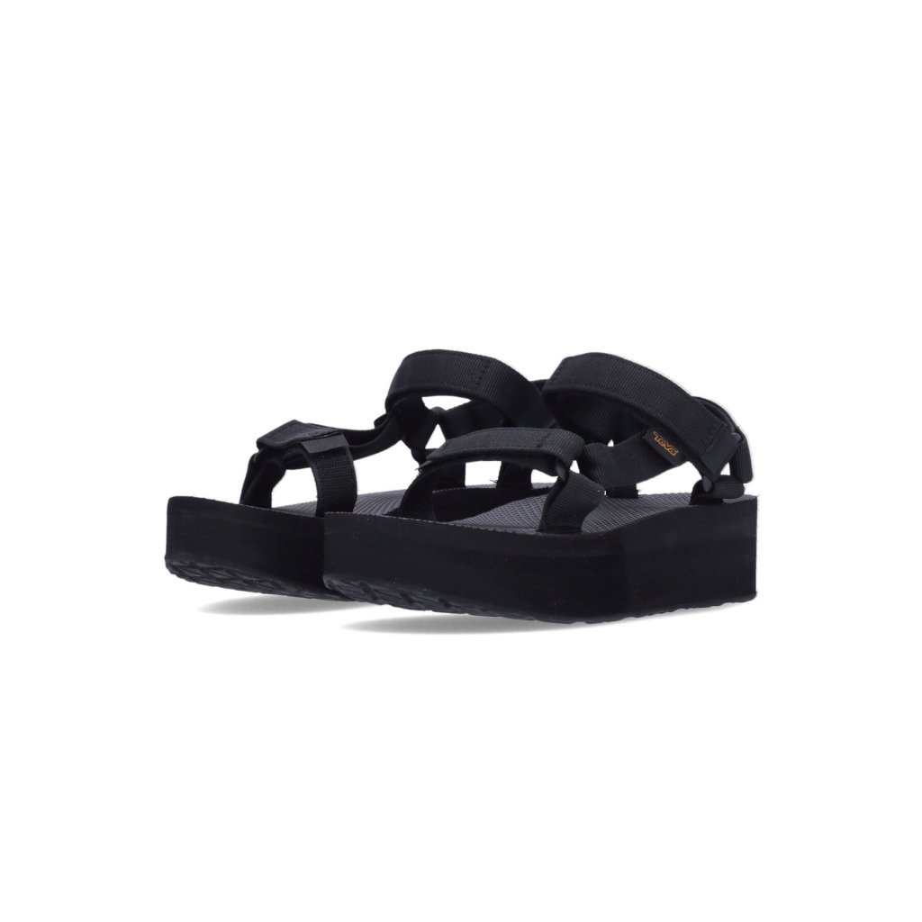 sandalo donna flatform universal w sandalo BLACK