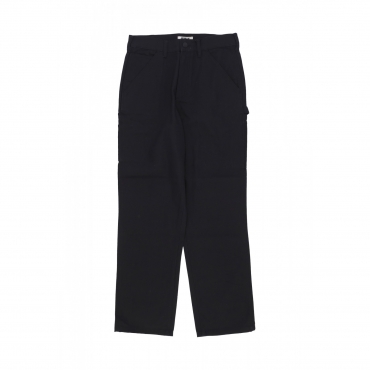 pantalone lungo uomo canvas carpenter pant BLACK