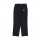 pantalone lungo uomo canvas carpenter pant BLACK