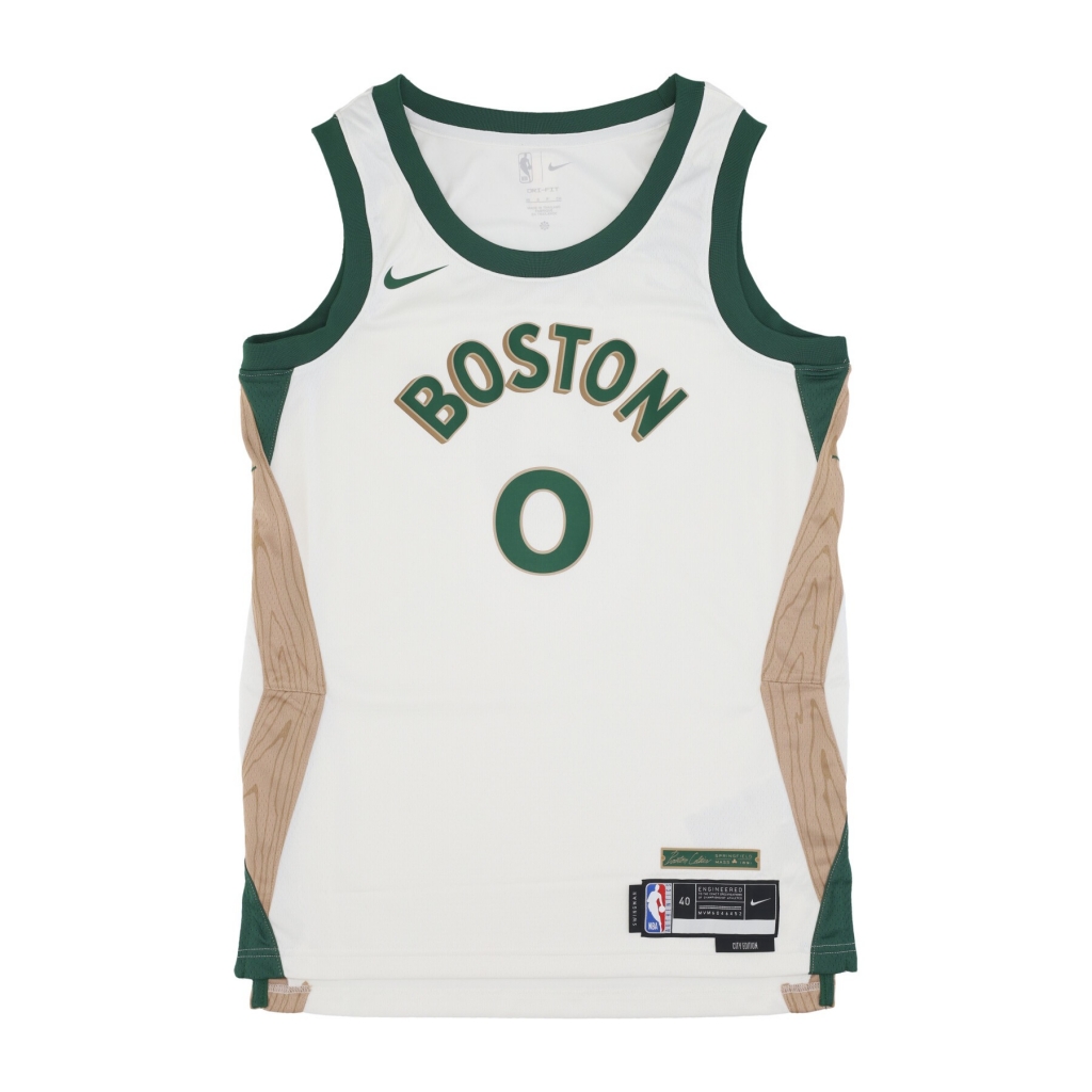 canotta basket uomo nba city edition 2023/24 swingman jersey no 0 jayson tatum boscel SAIL