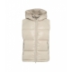 Gilet trapuntato in piuma eco Dexter beige