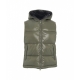 Gilet trapuntato in piuma eco Dexter verde