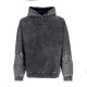 felpa cappuccio uomo emroidered flames hoodie GREY