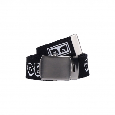 cintura uomo block web belt BLACK