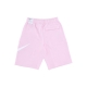 pantalone tuta felpato uomo sportswear club shorts bb gx PINK FOAM/WHITE