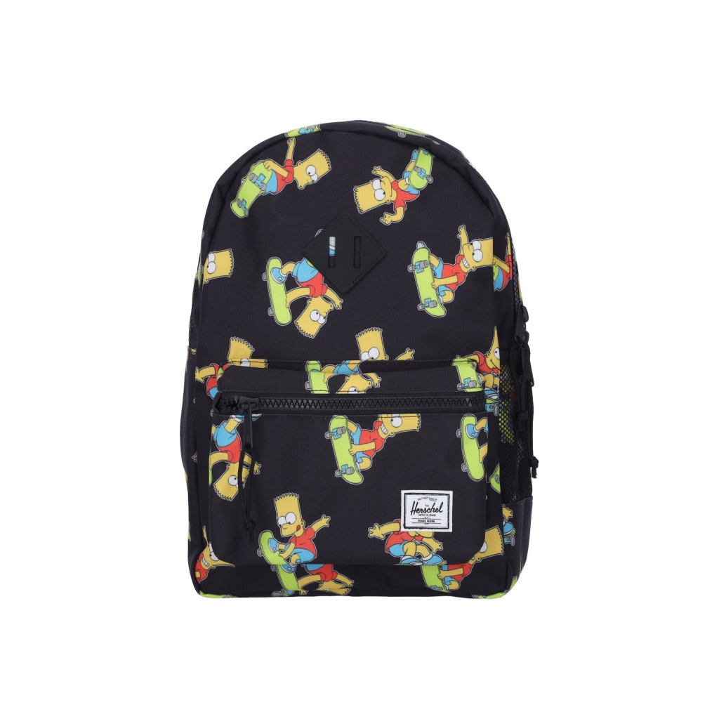 zaino ragazzo heritage youth x the simpsons BLACK