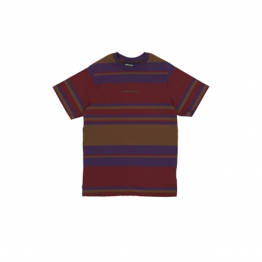 maglietta uomo stone stripe tee BURGUNDY